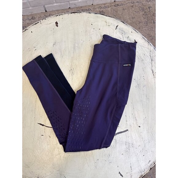 Kerrits Tights Purple Women's Performance Riding Pants L Horse - Picture 2 of 9
